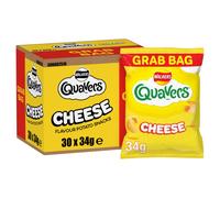 Walkers Quavers Cheese Snacks 34 g (Case of 30)