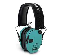 Walker's Razor Slim GWP-RSEM-LTL Electronic Muff Light Teal, 2 'AAA' Batteries