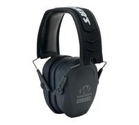 Walker's Razor Slim Passive Earmuff - Ultra Low-Profile Earcups - Black