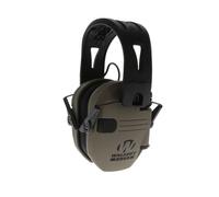 Walker's Razor Tacti-Grip Earmuffs- Flat Dark Earth, High Performance Silicone Composite Slip Free Headband- Natural Sound Clarity Full Dynamic Range 23 NRR, fde