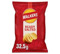 Walkers Ready Salted Flavour Crisps 32.5g (Pack of 32)