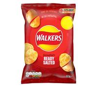 Walkers Ready Salted Crisps, Pack of 32 x 32.5 g