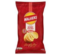 Walkers Ready Salted Multipack Crisps, 12 x 25g