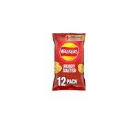 Walkers Ready Salted Multipack Crisps, 12 x 25g