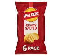 Walkers Ready Salted Multipack Crisps 6x25g