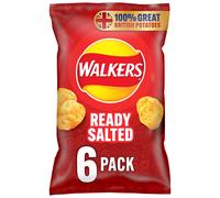 Walkers Ready Salted Multipack Crisps 6x25g