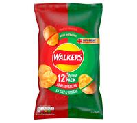 Walkers Ready Salted / Salt & Vinegar 12 x 25g