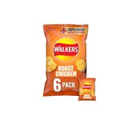 Walkers Roast Chicken Crisps 25g x 6 per pack - Pack of 2
