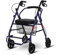 Walkers， Rolling Walker, Lightweight Foldable Aluminum tor Walker with Comfort Seat, Mobility Aids
