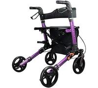 Walkers， Rolling Walker, Walking Aids for Seniors, Lightweight Foldable Aluminum tor Walker with Comfort Seat, tor Walker