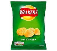 Walkers Salt and Vinegar Crisps, 32.5 g (Pack of 24)