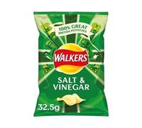 Walkers Salt and Vinegar Crisps 32.5g (32 pack) 121795