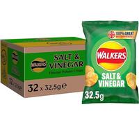 Walkers Salt & Vinegar Crisps 32x32.5g (Wholesale Box)