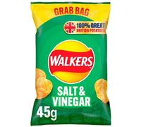 Walkers Salt & Vinegar Crisps 32x45g (Wholesale Box)