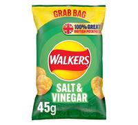 Walkers Salt & Vinegar Crisps 45g (Pack of 32)