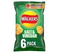 Walkers Salt & Vinegar Multipack Crisps 6x25g