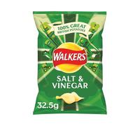 Walkers Salt/Vinegr Crsp 32.5G PK32