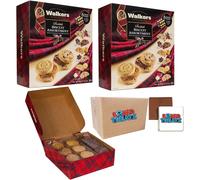 Walkers Scottish Biscuit Assortment 1.8kg (2x900g) - 54 Cookies: All Butter Shortbread, Stem Ginger, Chocolate Chip Shortbread, Oatcake & Cranberry