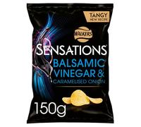 Walkers Sensations Balsamic Vinegar & Caramelised Onion Sharing Crisps 150g