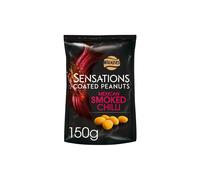 Walkers Sensations Peanuts Mexican Smoked Chilli 150g - (PACK OF 4)