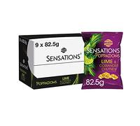 Walkers Sensations Poppadoms Lime and Chutney Snacks, 82.5 g