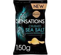 Walkers Sensations Premium Crisps (Multiple Flavours & Pack Sizes) (Crushed Salt & Black Peppercorn)
