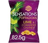 Walkers Sensations Premium Crisps (Multiple Flavours & Pack Sizes) (Poppadoms Lime & Coriander)
