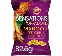 Walkers Sensations Premium Crisps (Multiple Flavours & Pack Sizes) (Poppadoms Mango & Chilli)