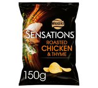 Walkers Sensations Roast Chicken Thyme Sharing Crisps 150g