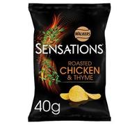 Walkers Sensations Roasted Chicken & Thyme Crisps 65g x Case of 15