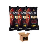 Walkers Sensations Thai Sweet Chilli Potato Crisps - Bold Spicy Sweet Flavour | 5 Pack of 25g Bags | Premium Crunchy Crisps for Sharing, Lunchboxes, Parties Snacks (Pack 3, Thai Sweet Chilli)