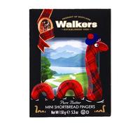 Walker's Shortbread 3D Nessie Mini Fingers, Scottish Butter Biscuits, 150g