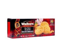 Walker's Shortbread Almond Rounds, Scottish Butter Almond Biscuits, 150g