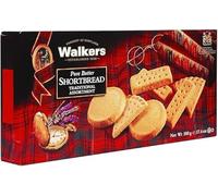 Walker's Shortbread Assortment - Traditional Scottish Pure Butter Biscuits Gift Box, 500g (Pack of 6)