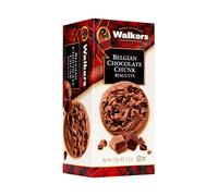 Walkers Shortbread Belgian Chocolate Chunk Biscuits, Traditional Biscuits By Scottish Recipe, 150g (Pack of 12)