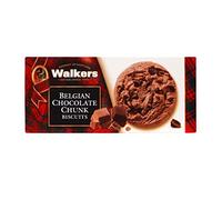 Walker's Shortbread Belgian Chocolate Chunk Biscuits - Traditional Scottish Shortbread Recipe, 150 g