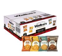 Walkers Shortbread Catering Assorted Biscuit Twin Packs, Golden Oat, Belgian Chocolate, Salted Caramel & Stem Ginger Biscuits (100 x 25g)