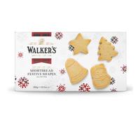 Walkers Shortbread Festive Shapes Carton (Pack of 2)