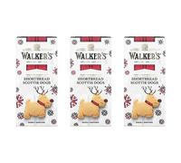Walkers Shortbread - Festive Shortbread Scottie Dogs 125g - Pack of 3