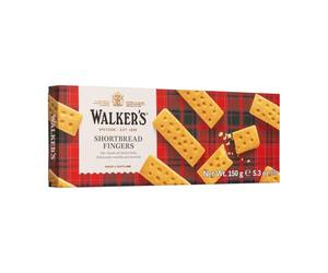 Walker's Shortbread Fingers, Traditional Pure Butter Scottish Recipe, 150g (Pack of 1)