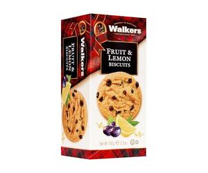 Walker's Shortbread Fruit & Lemon Biscuits - Traditional Scottish Recipe, 150 g