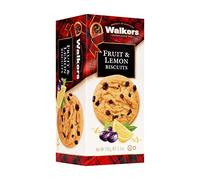Walker's Shortbread Fruit & Lemon Biscuits - Traditional Scottish Recipe, 150 g (Pack of 12)