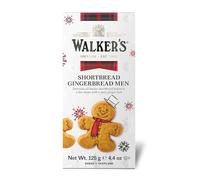 Walker's Shortbread Gingerbread Men Shortbread, 125 g | Traditional All-Butter Shortbread, Fun Shapes Cookies with Ginger Kick, Perfect for Snacking & Gifting