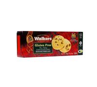 Walkers Shortbread Gluten Free Chocolate Chip Rounds, Traditional Pure Butter Scottish Recipe, 140g (Pack of 12)