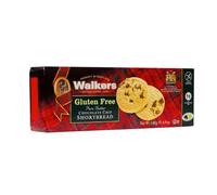 Walkers Shortbread Gluten Free Chocolate Chip Rounds, Traditional Pure Butter Scottish Recipe, 140g (Pack of 12)