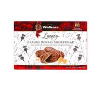 Walker's Shortbread Luxury Orange Royals ? Traditional Pure Butter Scottish Biscuits, 150?g (Pack of 12)