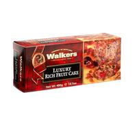 Walker's Shortbread Luxury Rich Fruit Cake, Traditional Scottish Recipe, 400g (Pack of 2)