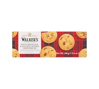 Walkers Shortbread Salted Caramel & Milk Chocolate Rounds, Traditional Pure Butter Scottish Recipe, 150g
