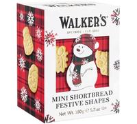 Walkers Shortbread Mini Shaped Traditional Pure Butter Scottish Recipe, 150g (Mini Shortbread Festive Shapes, 10 x 150g)