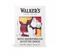 Walkers Shortbread Mini Shaped Traditional Pure Butter Scottish Recipe, 150g (Mini Shortbread Scottie Dogs, 1 x 150g)